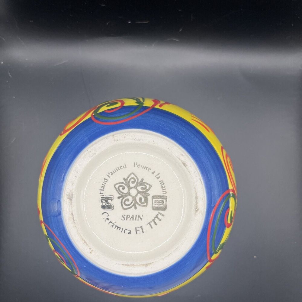 Hand Painted Ceramic Bowl From Spain El Titi - Picture 4 of 4